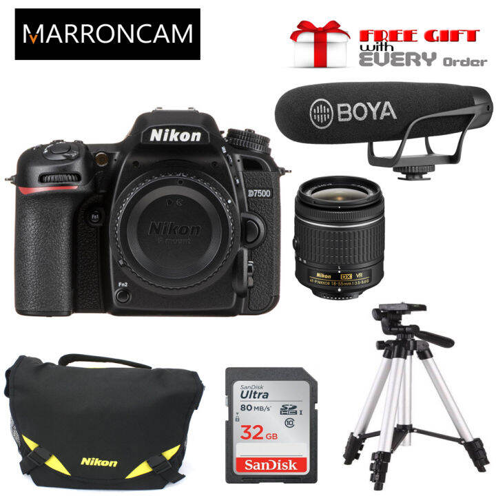 Nikon D7500 DSLR Camera with 1855mm Lens KIT Lazada