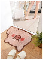 COZY พรมเช็ดเท้า 40x60x1ซม. รุ่น 4HS-034 ลายหมูน้อย