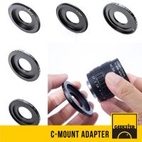 Adapter C mount ใช้แปลงเลนส์มือหมุน Fujian / Wesley / C mount สำหรับ Mirrorless ( FUJI / OLYMPUS / SONY / PANASONIC / CANON / Nikon1 ) ( C-FX / C-NEX / C-m43 / C-EOS M / C-N1 Lens Adapter ) อแดปเตอร์ Lens Mount Adapter C-Mount ( Geekster )