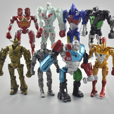 8ชิ้นเซ็ต13ซม. เหล็ก Zeus Atom Midas Adam Raider หุ่นยนต์ของเล่นของขวัญ Action Figure Hoy Collection ตกแต่งตุ๊กตา Toys
