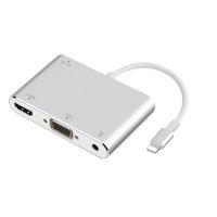 ??HOT!!ลดราคา?? Converter for Lightning To VGA HDMI Digital AV TV Cable Adapter For Apple iPad iPhone X 8 7 6 Plus Converter ##ที่ชาร์จ แท็บเล็ต ไร้สาย เสียง หูฟัง เคส Airpodss ลำโพง Wireless Bluetooth โทรศัพท์ USB ปลั๊ก เมาท์ HDMI สายคอมพิวเตอร์