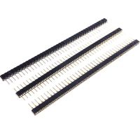 [ASLDM]❁ ❁2 Pcs SIP 40 Pin 2.0 Mm Pitch 1X40 Pin Round Female Header Single Row Pin Header Socket Strip PCB Connector สำหรับ Arduino 1x40