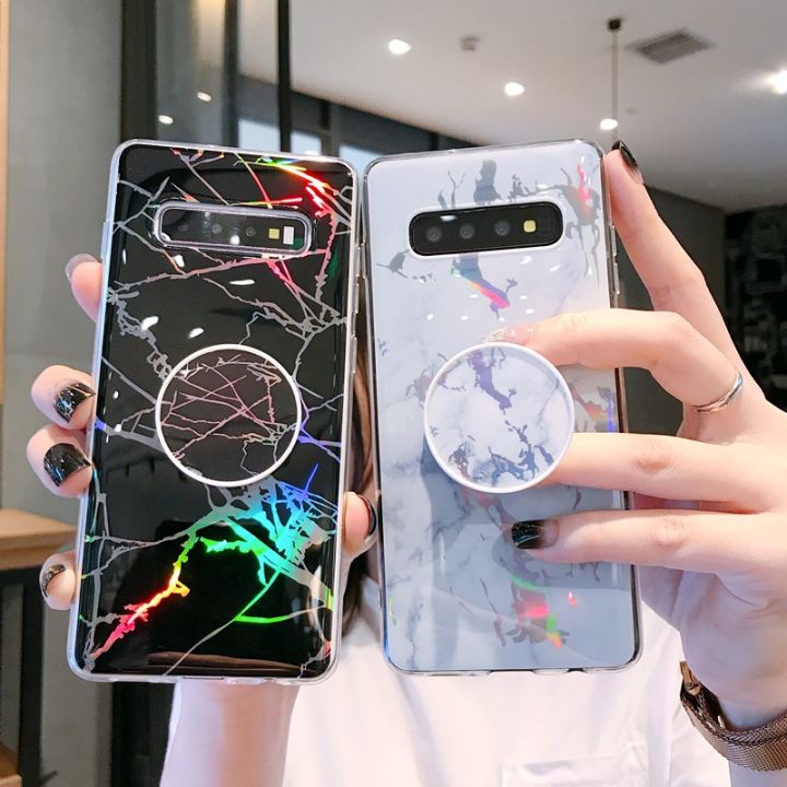 16-digits-เคสหินอ่อนเลเซอร์-cooly-สำหรับ-samsung-galaxy-s10-plus-s10e-s9-s8-s7-edge-note-8-9ฝาหลัง-soft-tpu-เปลือกโทรศัพท์ซิลิโคน-coque