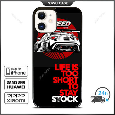 Life Is Too Short To Stay Stock Phone Case for iPhone 14 Pro Max / iPhone 13 Pro Max / iPhone 12 Pro Max / XS Max / Samsung Galaxy Note 10 Plus / S22 Ultra / S21 Plus Anti-fall Protective Case Cover