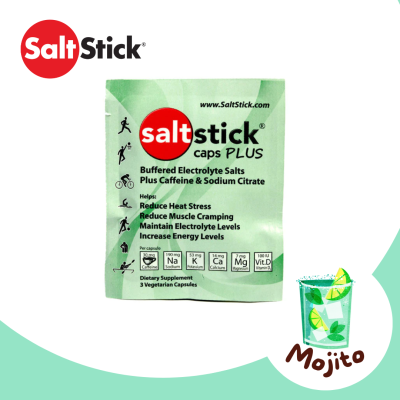 SaltStick Caps Plus 3 ct อิเล็กโทรไลต์ชนิดแคปซูล ขนาด 3 ct best by 09/25