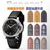 ▶★◀ Suitable for Panerai watch strap mens PAM111 441 382 Lumino Radium Demir series leather watch strap