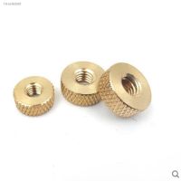 ✻☒ 5pcs/lot M3 m4 m5 m6 brass flat thin head knurled Hand Tighten thumb Nut