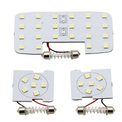 【CW】 for KIA RIO K2 2006 2017 Hyundai Solaris Accent Interior Lights Dome Map Roof LED Lamps Reading Lamp Trunk Canbus Bulbs Panel