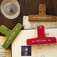 【jw】❡۩▥  1pcs  colored plastic Binder Clip Tail Office Hand Book Folder Paper Photos Tickets Organizer Stationery