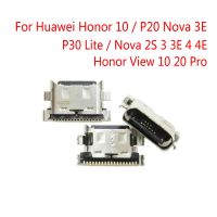 ขั้วต่อ USB Type C แจ็คแท่นชาร์จซ็อกเก็ตพอร์ตชาร์จสําหรับ Huawei Honor 10 / P20 / P30 Lite / Nova 2S 3 3E 4 4E / View 10 20 Pro