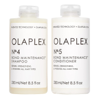 Olaplex No 4 + No 5 (แชมพูบำรุงรักษา250มล. + ครีมนวดผมบำรุงรักษา250มล.)