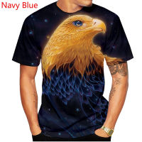 2023 newMen Fashion T Shirt Short Sleeves 3d Print Bald Eagle T-Shirts Cool Tops