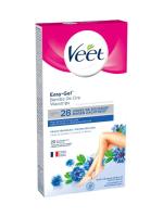 VEET WAX STRIPES EASY-GELWAX สำหรับผิวบอบบาง 6ชิ้น/1กล่อง (3คู่)