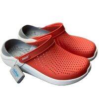 Crocs LiteRide Clog สีส้ม Size M4--- M11 สำหรับ ผู้หญิ่ง-ผู้ชาย รองเท้าใส่สวย ใช่ดีใช่ทน ทันสมัย กำลังฮิต ใส่เที่ยวทะเล/เล่นน้ำ เบานุ่มสบาย