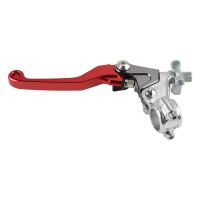 NiceCNC Motocross Clutch Lever Handlebar Perch For Honda XR650R 00 07 XR400R XR250R 1996 2004 CR80R CR85R/RB CR125R CR250R Red