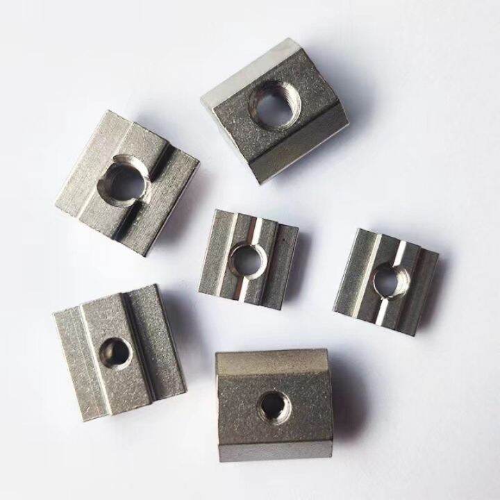 10-20-50pcs-m3-m4-m5-m6-m8-m10-t-block-square-nuts-t-track-sliding-hammer-nut-aluminum-profile-fastener-2020-3030-4040-4545-nails-screws-fasteners