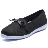 Atikota ashion Flats Comfortable Bow Slip on Work Shoes Casual New Style Breathable Single Shoes for Female