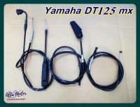 YAMAHA DT125MX CABLE SET - FRONT BRAKE &amp; CLUTCH &amp; THROTTLE SET #ชุดสายเซ็ต -  สายเบรคหน้า (130 ซม.) สายคลัช (107 ซม.)  สายเร่งชุด (143 ซม.)