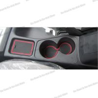 Car Storage Door Slot Pad Cup Mats Anti Slip Carpet For Mitsubishi Pajero Sport 2008 2009 2010 2011 2012 2013 2014 2015 Groove