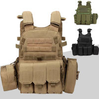 6094 Tactical Vest Molle System Hunting Body Armor Military Plate Carrier Vest Paintball Gear Army Vest