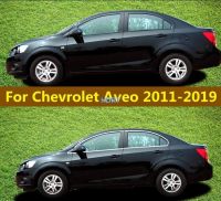 Mgs7มาแรง!!สำหรับ Chevrolet Aveo Sonic 2011-2019รถเก๋งสแตนเลสหน้าต่างประตูขอบคอลัมน์กลาง B C เสาแถบสติ๊กเกอร์