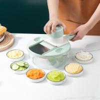 Multifunctional Vegetable Cutter Potato Slicer Carrot Grater Kitchen Accessories Gadgets Steel Blade Kitchen Tool Shred Slice