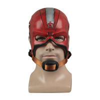 Cosplay Red Guardian Mask Superhero Captain Aleksey Helmet Latex Maska Halloween Party Prop