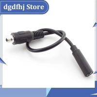 Dgdfhj Shop 20cm 3.5mm Stereo Female to Screw Female Headphone Extension Cable Aux Cable Audio Cable Power Line With Screw Nut