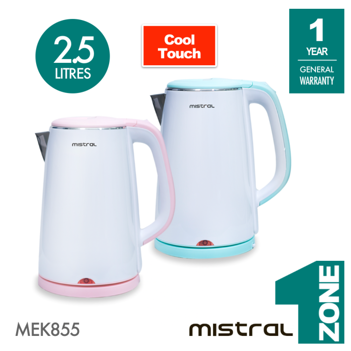 Mistral 2.5L Cordless Electric Kettle Model MEK855 Lazada