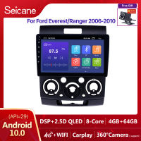 Seicane 9นิ้วAndroid 10.0หน้าจอสัมผัสips วิทยุอัตโนมัติสำหรับ 2006 2007 2008 2009 2010 Ford Everest/Ranger พร้อมระบบ GPSการนำทางบลูทูธการ์ดWifi USB FMรองรับกล้องมองหลัง DVR