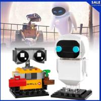 Creative Building Blocks Stacking Blocks Robot Diy EVE And WALL-E Brickheadz Toys for Kids Ages 5+ fits for Lego