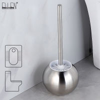 Stainless Steel Toilet Bowl Brush Bathroom Toilet Brush Holder With Base Toilet Brush Set Home Cleaner Brush Nickel S0309