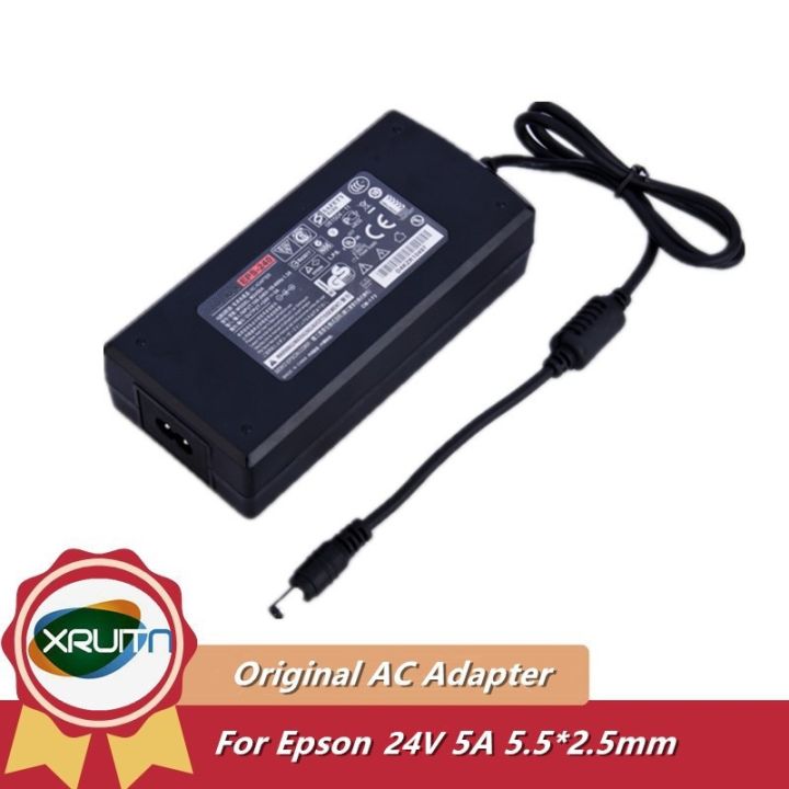 original-120w-24v-5a-ac-adapter-charger-for-epson-power-supply-eps-240-power-supply
