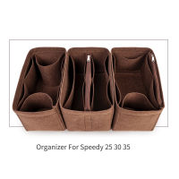 Felt Purse Insert Organizer,กระเป๋าในกระเป๋า Tote &amp; กระเป๋าถือ Inner Shaper,ที่เก็บเครื่องสำอางได้อย่างรวดเร็ว25 30 35