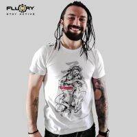 FLUORY fire barrier jujitsu comfortable cultivate ones morality short sleeve T-shirt cotton muay Thai fight man half sleeve t-shirts female