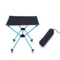 Outdoor Camping Desk Foldable Table for Ultralight Beach Aluminium Hiking Climbing Red