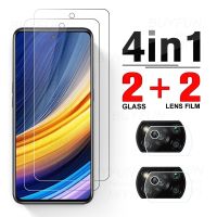 4in1 Camera Lens Protector for Xiaomi Poco M4 Pro Pocco Poko Little X F M 3 X3 NFC GT M3 F2 Pro F1 F3 5G Protective Glass Film