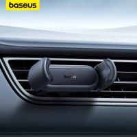 ◐ Baseus Car Phone Holder For Universal Mobile Phone Holder Stand Car Phone Stand For Car Air Outlet Mount Car Cell Phone Support