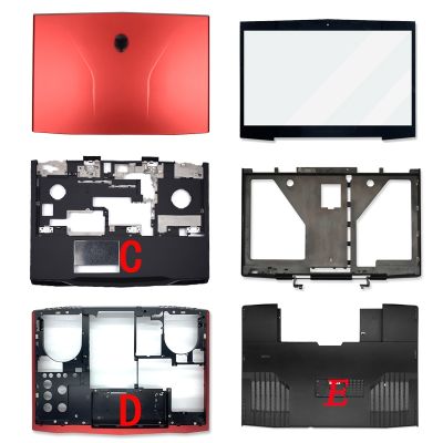 Original New Top Case For Dell Alienware M17X R3 R4 LCD Back Cover/Front Bezel/Palmrest/Bottom Case/E Cover 00MKH2 0MKH2 0C63PY