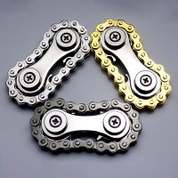 New Fidget Toys Bike Chain For Adults Metal Fidget Spinner Toys Anti Stress Anxiety Desk Toy Sprockets Flywheel Fingertip Gyro