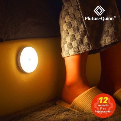 Plutus-Quinn 1000mAh 10 LED Wireless Night Lights With Motion Sensor Wall Light For Bedroom Kitchen Cabinet Corridor Night Lamp
