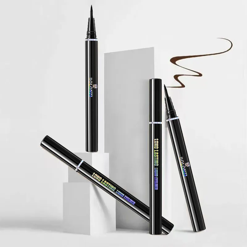 Cool Black Stereo Eyeliner Pen Quick Drying Water Proof Sweat Smudge Long 正式的