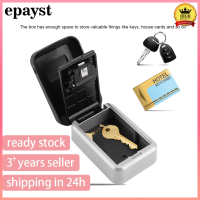 epayst Solid Compact Outdoor Wall Mounted Safe Security Keys Storage Box Holder Combination Lock