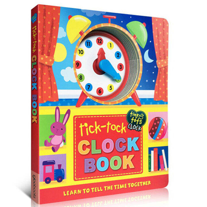 English original tick tock clock book living habits work and rest time
