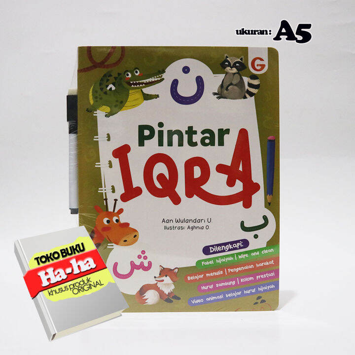 Boardbook Pintar Iqra Jilid 1 Gema Insani | Buku Anak | Iqro Balita ...