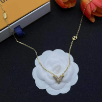 【พร้อมส่ง】Lvnecklace ของแท้เครื่องประดับแฟชั่นอเนกประสงค์สร้อยคอสร้อยคอผู้หญิงของขวัญแบรนด์สุดหรูคุณภาพสูง