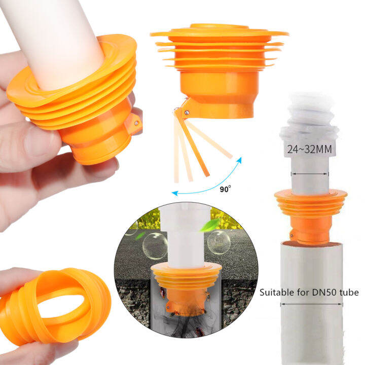 X CRAFT HOME Useful Insect Prevention Bathroom Accessories Water Pipe