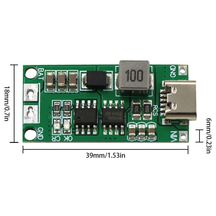 type-c-ถึง8-4v-12-6v-16-8v-แบตเตอรี่ลิเธียมโมดูลชาร์จ2s-3s-4s-1a-ที่ชาร์ตแบตขนาดพกพาบอร์ด2a-4a-หลายเซลล์