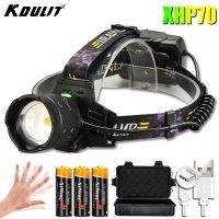 XHP70 Powerful LED Induction Headlamp USB Rechargeable 3x18650 With Battery Head Flashlight Outdoor Fishing Camping Head Torch