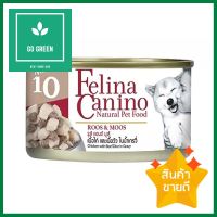 อาหารเปียกสุนัข FELINA CANINO DOG10 ROOS &amp; MOOS 85 ก.WET DOG FOOD FELINA CANINO DOG10 ROOS &amp; MOOS 85G **คุณภาพดี**